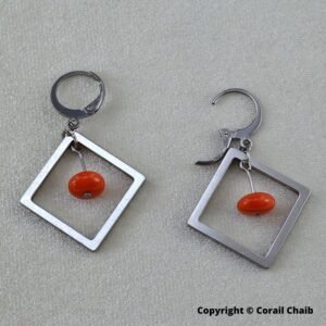 Boucle d'oreille Corail 5-509